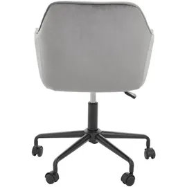 VCM Brooke Drehstuhl Polyester Dunkelgrau
