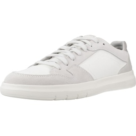 GEOX U MEREDIANO Sneaker, Off White/White, 40 EU
