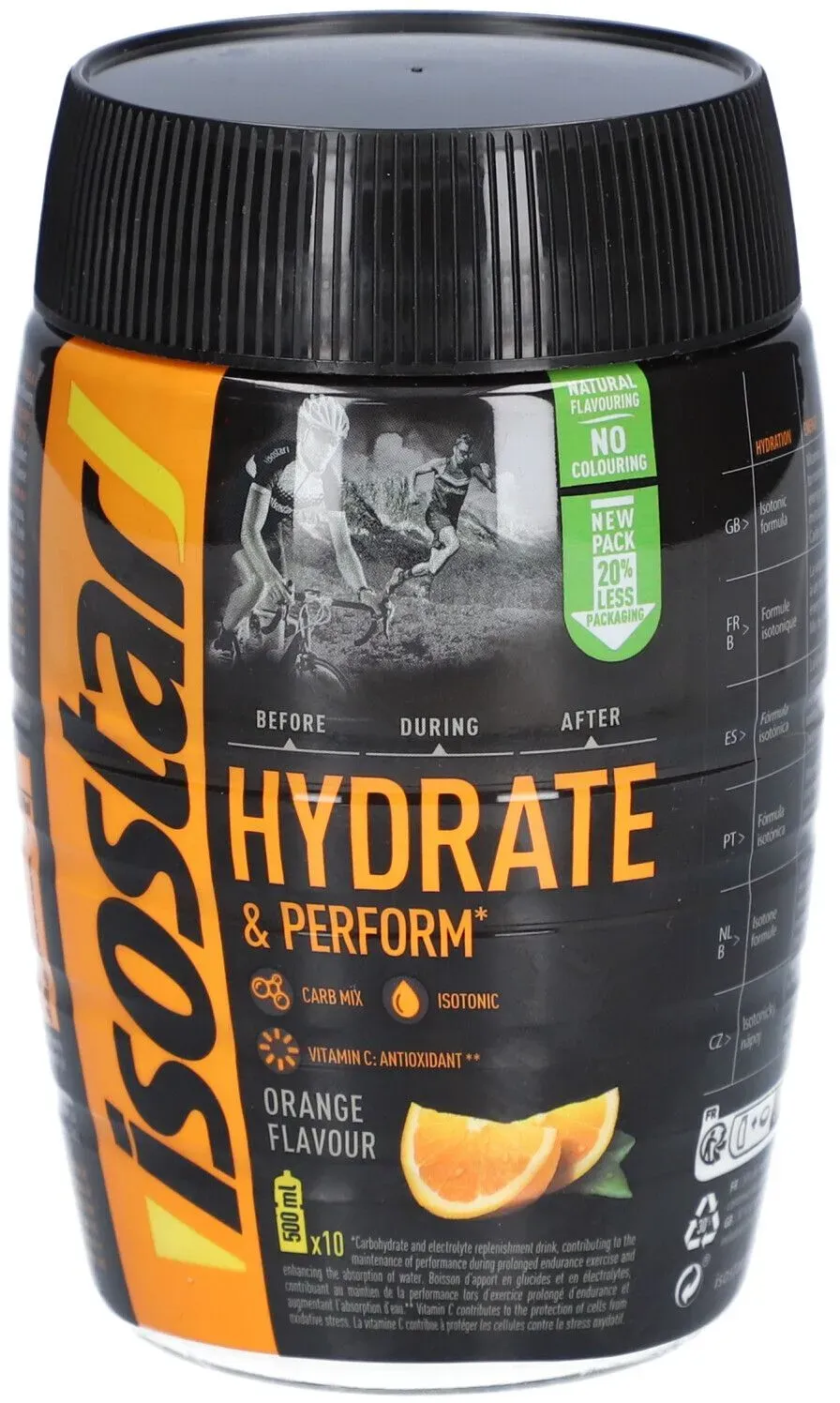 isostar® Hydrate & Perform Sport Drink Orange