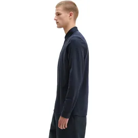 Marc O'Polo "aus weicher Bio-Baumwolle", Herren, Gr. XXL, schwarz (schwarz navy), Obermaterial: 100% Baumwolle, unifarben, regular fit, Shirts Blusenshirt