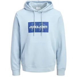 JACK & JONES Hoodie bedruckt celestial blau L