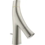 Hansgrohe Starck Organic Zweigriff Waschtischarmatur Edelstahl Optic