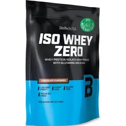 BioTechUSA Iso Whey Zero Molkenprotein laktosefrei Geschmack Chocolate 500 g