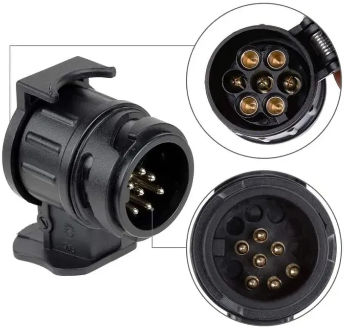Adapter für Anhängersteckdose (13-polig auf 7-polig), 12 V