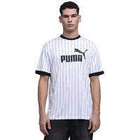 Puma ESS Striped Jersey weiß L