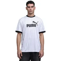 Puma ESS Striped Jersey weiß L