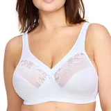 GLAMORISE Damen 1003 Minimizer Bra, Weiß, 80C - 80C