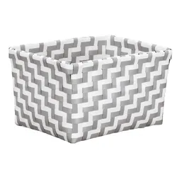 Aufbewahrungsbox DOUBLE BOX - silber