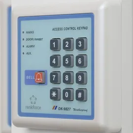 Renkforce 1582598 Digitales Codeschloss Oberflächenmontage Set 12 V IP65 mit beleuchteter Tastatur