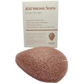 PURITO Jeju Vulkanischer Schlacken-Konjak-Schwamm 1 St