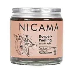 NICAMA Körperpeeling Zucker-Apfel