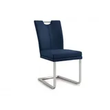 Niehoff Colorado Schwingstuhl 151, Flachstahl, Microfaser Nirvana dunkelblau