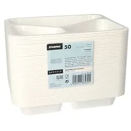 Papstar 50 STARPAK Einweg-Menüschalen 0,765 l