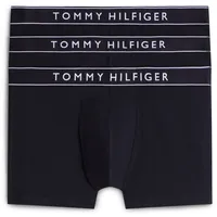 Trunk "DTM", Herren, Gr. XL (54), 3 Stk., 3x desert sky, Webqualität, Obermaterial: 95% Baumwolle, 5% Elasthan, TOMMY HILFIGER UNDERWEAR, unifarben, körpernah, Unterhosen, körpernahe Passform mit elastischem Bund