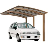 Ximax Alu Einzelcarport Portoforte Typ 110 Bronze XS 241 x 495cm Sonderfertigung