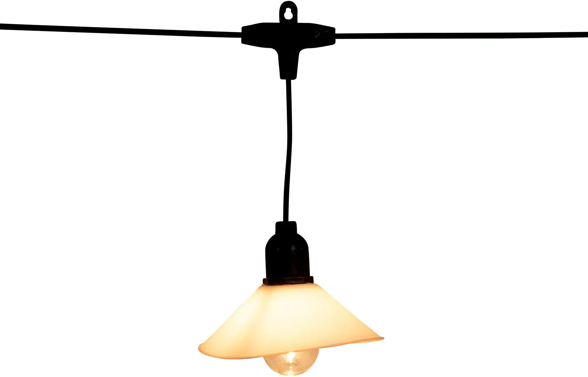 LED Party Lichterkette 10LED 5m mit Schirm connectable outdoor  - classic