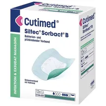 KOHLPHARMA GMBH Cutimed Siltec Sorbact B PU-Verb.7.5x7.5 cm