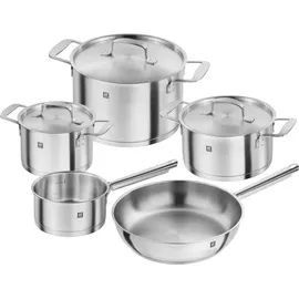 Zwilling Base Topf-Set 5-tlg. 3 x Kochtopf + Bratentopf + Stielkasserolle