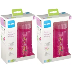 MAM Flasche 330ml +6 Monate Rosa Farbe und/oder Design können vom Bild abweichen