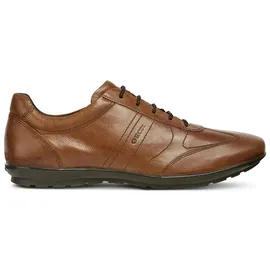 GEOX Herren U Symbol Oxfords, Kalb Braun, 43 EU