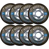 K2 Booster 76MM 80A 8-Wheel Pack W ILQ 5 - transparent
