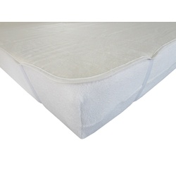 Matratzenauflage Molton mit Eckgummi für Kinderbett DUKAL, 70×140 cm, aus hochwertigem Kalmuck-Molton, 100% Baumwolle, Made in Germany beige