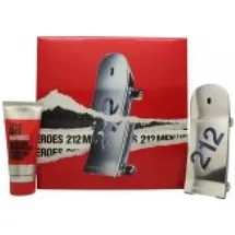 Carolina Herrera 212 Heroes Eau de Toilette 90 ml + Duschgel 100 ml + Eau de Toilette 10 ml Geschenkset