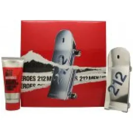 Carolina Herrera 212 Heroes Eau de Toilette 90 ml + Duschgel 100 ml + Eau de Toilette 10 ml Geschenkset