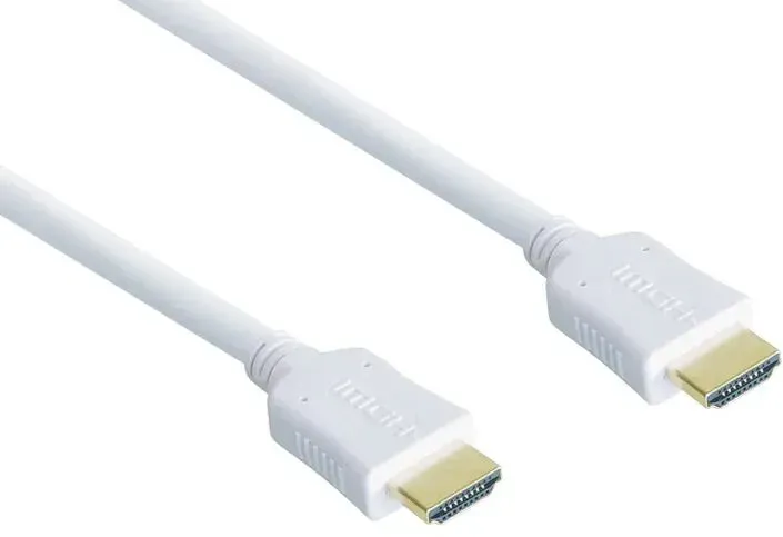 Alcasa 2m, 2xHDMI HDMI-Kabel HDMI Typ A (Standard) Weiß