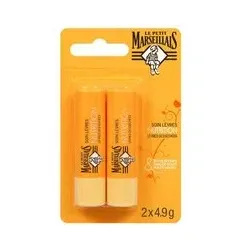 Le Petit Marseillais Soin Lèvres Nutrition lèvres desséchées x2 Soin(S)S Des 9 g