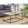 Beliani Delano Beige Schwarz Marmor 100 x 45 cm