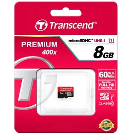 Transcend microSDHC 8GB Class 10 UHS-I