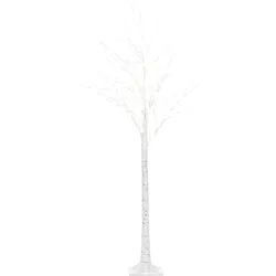 Outdoor Weihnachtsbeleuchtung LED weiß Birkenbaum 160 cm LAPPI