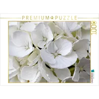Calvendo Bauernhortensie Weiß Puzzle