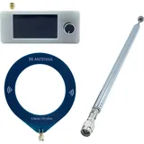 0,5–108 MHz tragbares Mini-Radio, wiederaufladbar, Taschenformat, 1,9-Zoll-IPS-Bildschirm, Allband-Radioempfänger, HF/SW/MW/VHF-Radio