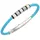Breil Wanderlust Armband Leder und Stahl Türkis TJ3373 Größe 18