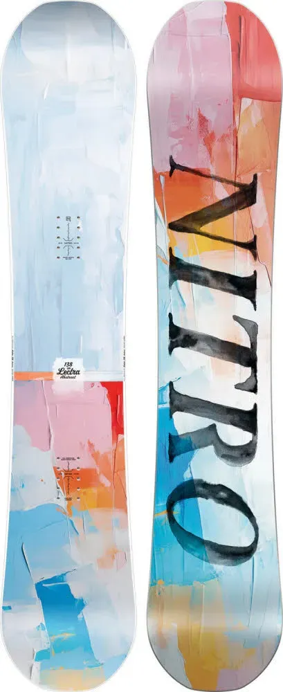NITRO Lectra Abstract Damen Snowboard weiß/orange 138