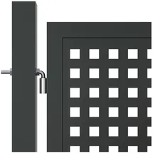 vidaXL Gartentor 400 x 175 cm Anthrazit/Stahl