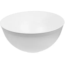 MONOUSO - Wiederverwendbare langlebige Schale PP Mineral Weiß 3.350ml Ø23,5cm (1 Stück)