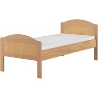 Massivholzbett Seniorenbett Buche90x200 Bettgestell Matratze Rollrost Gästebett