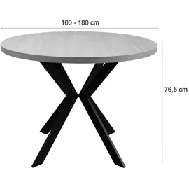 Selsey Callions Ø 100–180 cm taupe