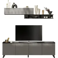 INOSIGN Wohnwand »Tray« grau