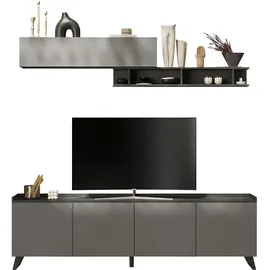 INOSIGN Wohnwand »Tray« grau