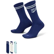 Nike Everyday Plus Crew Socken 3er Pack Mehrfarbig 38-42