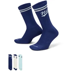 Nike Everyday Plus Crew Socken 3er Pack Mehrfarbig 38-42