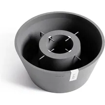 Ecopots Ecopots, Weihnachtsbaumständer robust - handgefertigt bis 3m Bäume Ø50cm UV-beständig rund grau