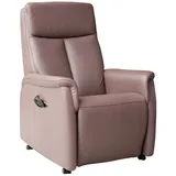 HUKLA Relaxsessel Seniorensessel mit Aufstehhilfe, Echtlederbezug, mit Aufstehhilfe