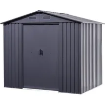 Floraworld Gartenhaus 2 x 2,36 m Anthrazit