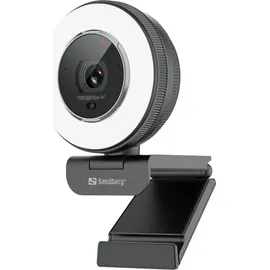 Sandberg Streamer USB Webcam Pro Elite Schwarz