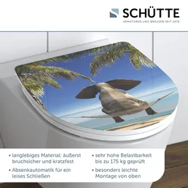 Schütte WC-Sitz Happy Elephant Duroplast Bunt